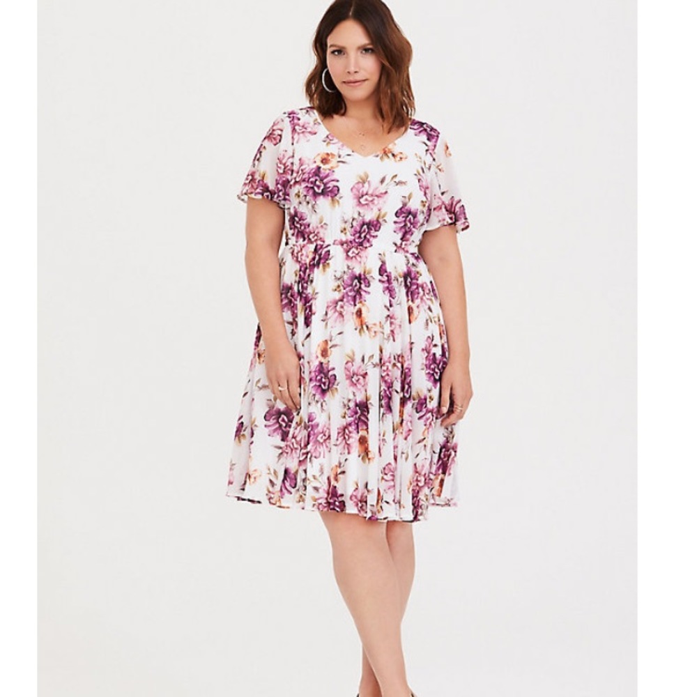 COPY - Torrid floral midi dress